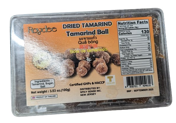 Dried Tamarind Ball 3.5oz