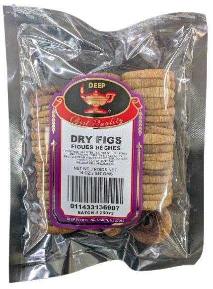Deep Dry  Figs 14 Oz