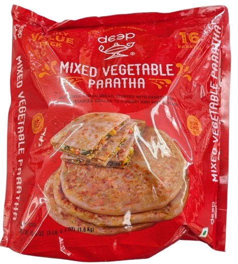 Deep Mixed Veg Paratha Bulk