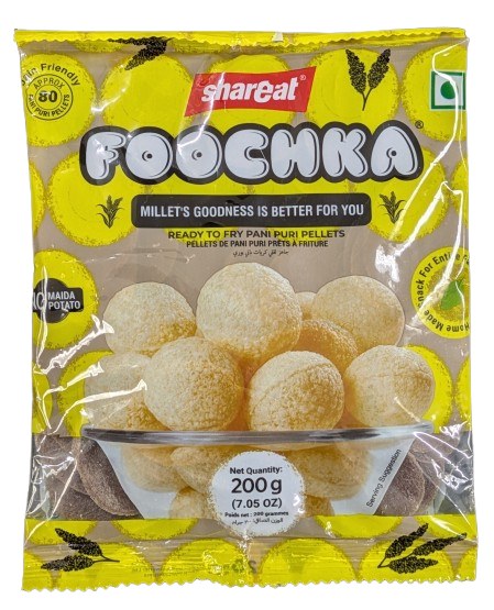 Foochka Ragi Unfried Panipuri