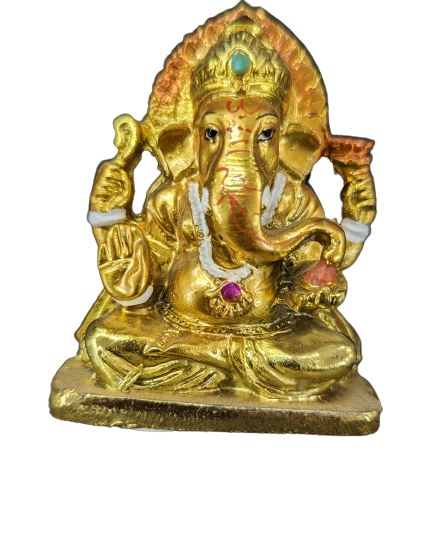 Ganesha Gold Idol