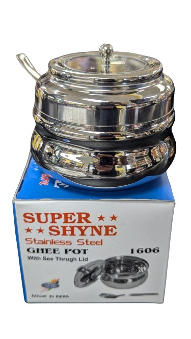 Ghee Pot See Thrugh
