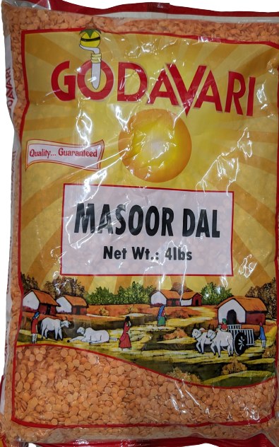 Godavari Masoor Dal 4lb