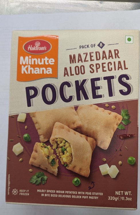 Haldiram Aloo Pockets 320g