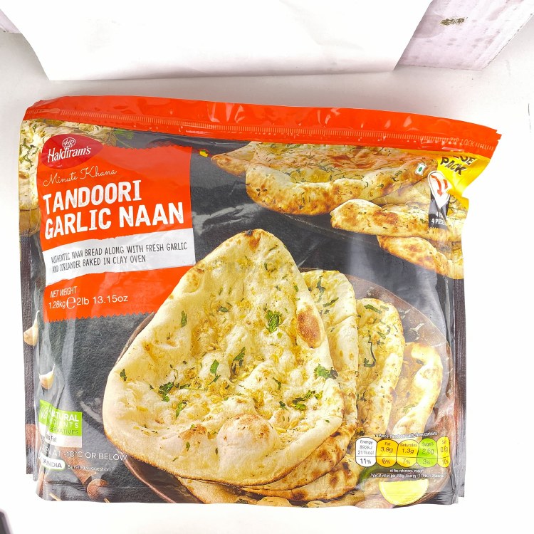 Haldiram Garlic Naan 16pc Bulk