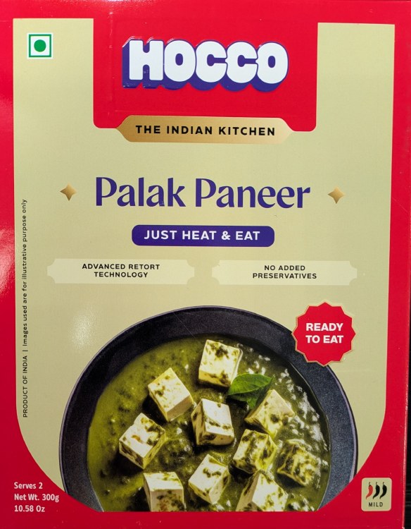Hocco Palak Paneer 300g