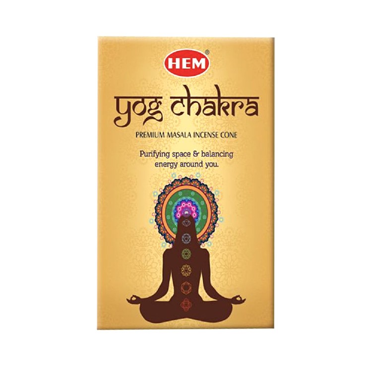 Hem Yog Chakra Incense Cone