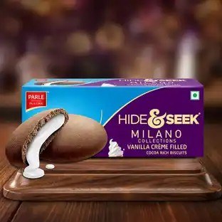 Parle Hide Seek Vanilla Filled