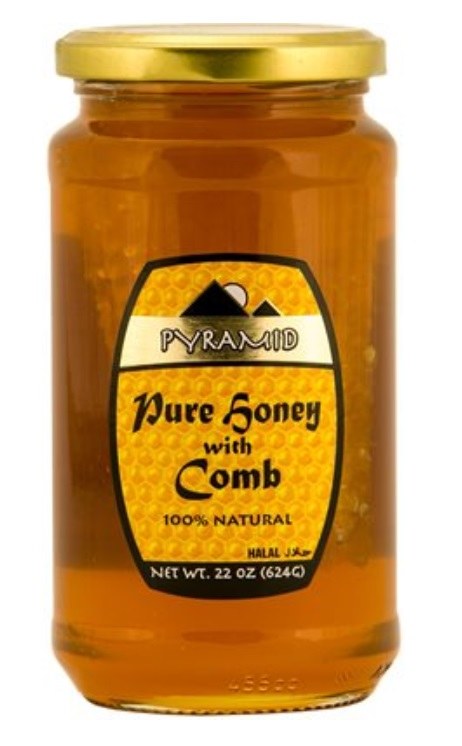 Pure Honey With Comb 22oz