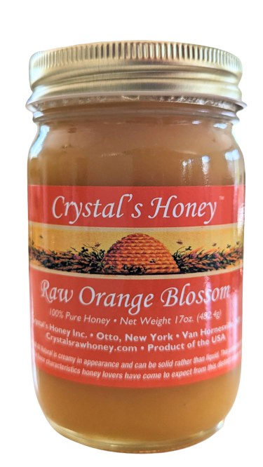 Honey Raw Orange Blossom 17 Oz