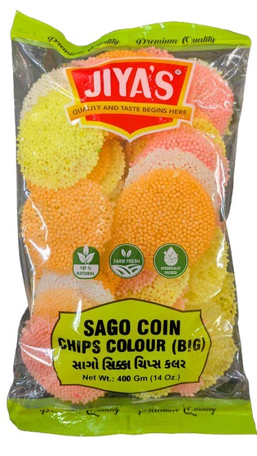 Jiya Sago Color Big Chip Papad