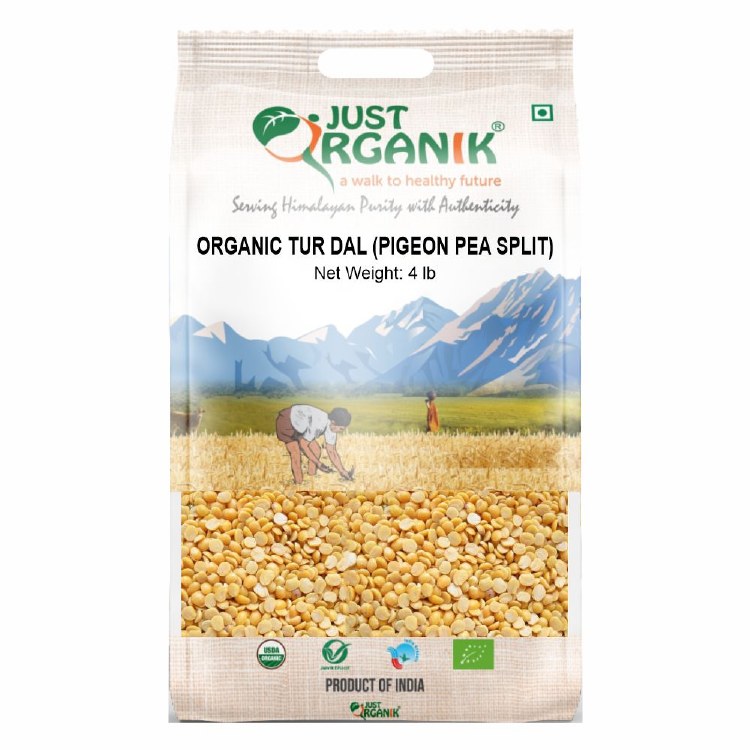 Just Organic Toor Dal 4 Lb