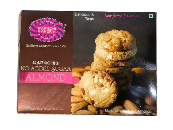 Karachi No Sugar Almond Cookie