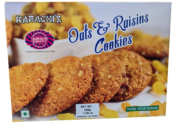 Karachi Oats And Raisin Cookie