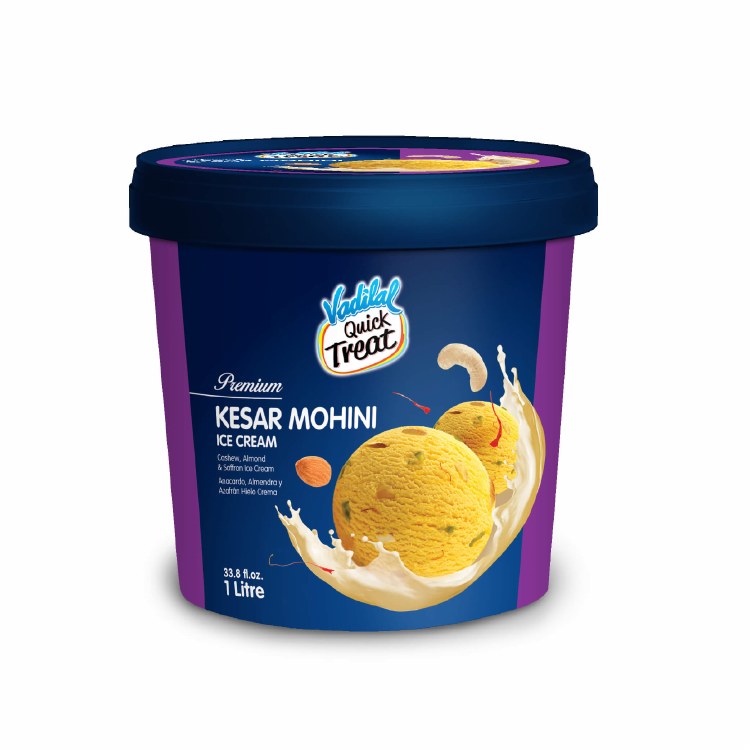Kesar Mohini Ice Cream 1 Lit