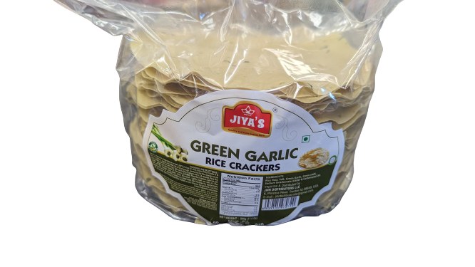 Jiya Green Garlic Rice Cracker