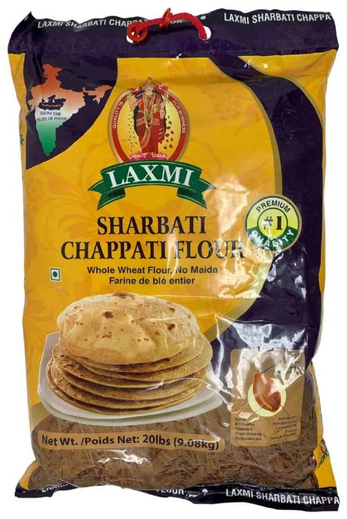 Laxmi Sharbati Wheat Atta 20lb