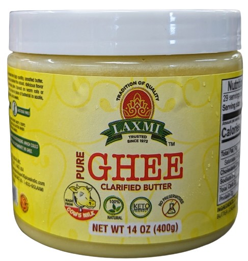Laxmi Grass Fed Cow Ghee 14 Oz