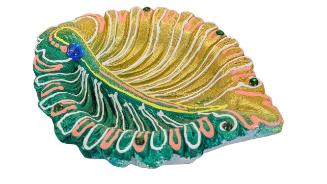 Big Leaf Diya 1 Pc