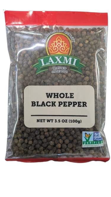 Laxmi Black Pepper Whole 100g