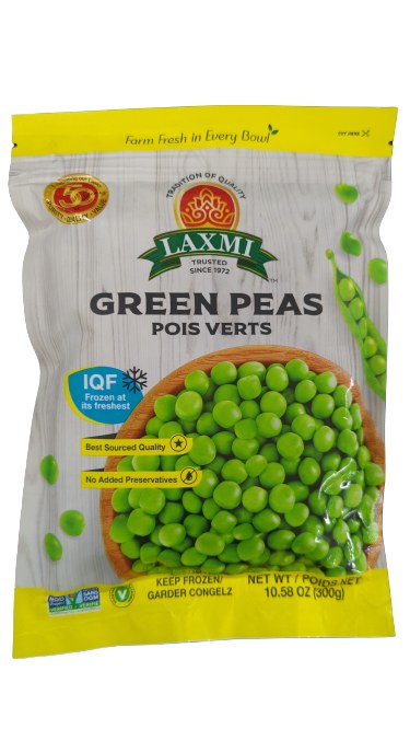 Laxmi Green Peas Frozen 300g