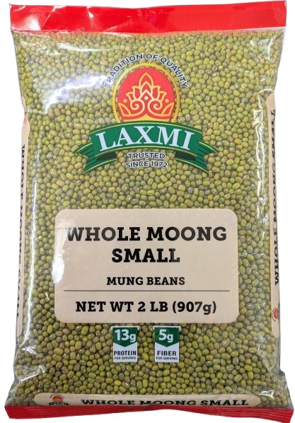 Laxmi Whole Moong Small 2 Lb