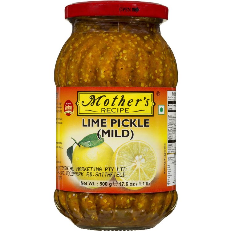 Mother's Lime Pickle Mild 500g