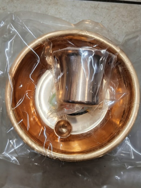 Copper Panchpatra Set