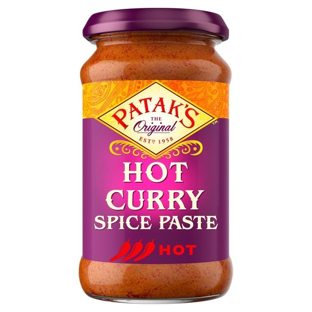 Pataks Hot Curry Paste 10 Oz