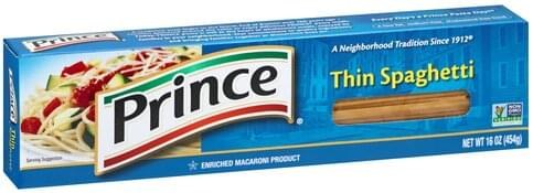 Prince Thin Spaghetti 16 Oz