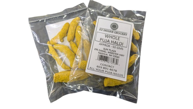 Whole Puja Turmeric 50 Gm