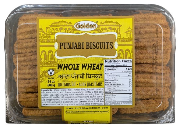 Golden Whole Wheat Biscuit