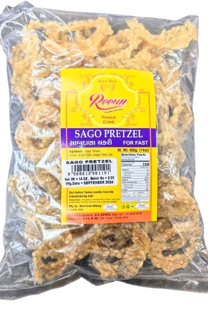 Renu Sago Pretzel Chakri 400gm
