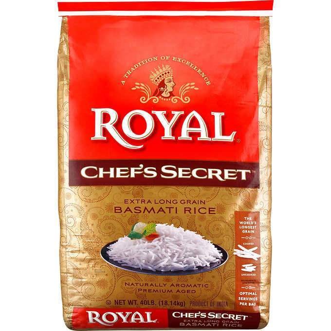 Royal Chef Secret Basmati 40lb