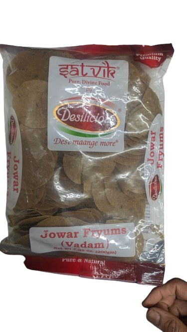 Satvik Jowar Fryums 7 Oz