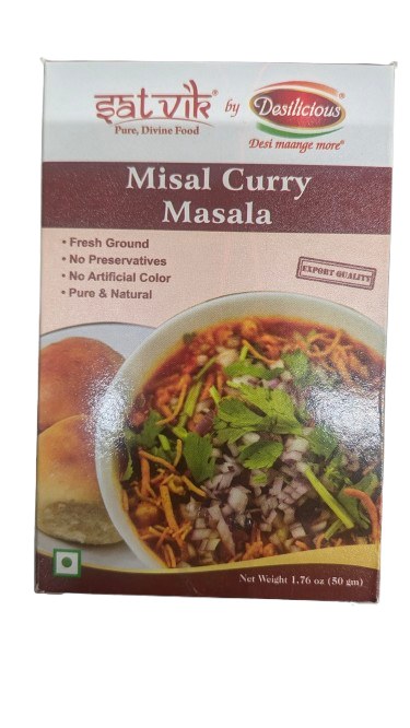 Satvik Misal Curry Masala 50g