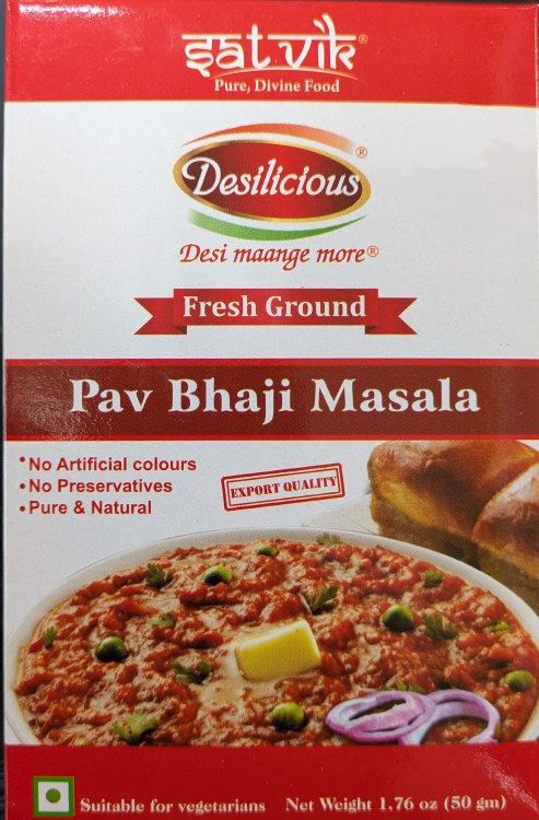 Satvik Pav Bhaji Masala 50g