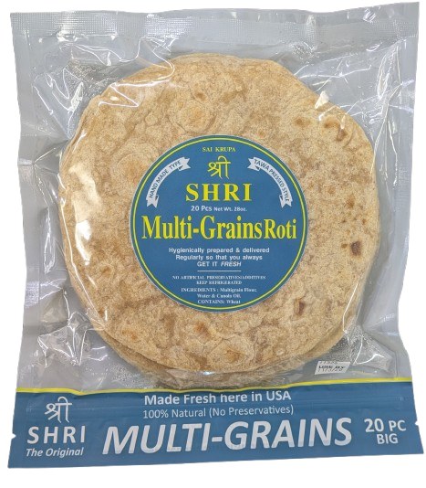 Shri Multi Grains Roti 20 Pcs