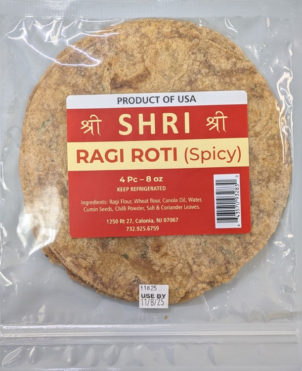 Shri Ragi Roti 4 Pcs
