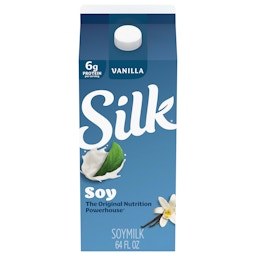 Silk Soy Milk Vanilla 64 Oz