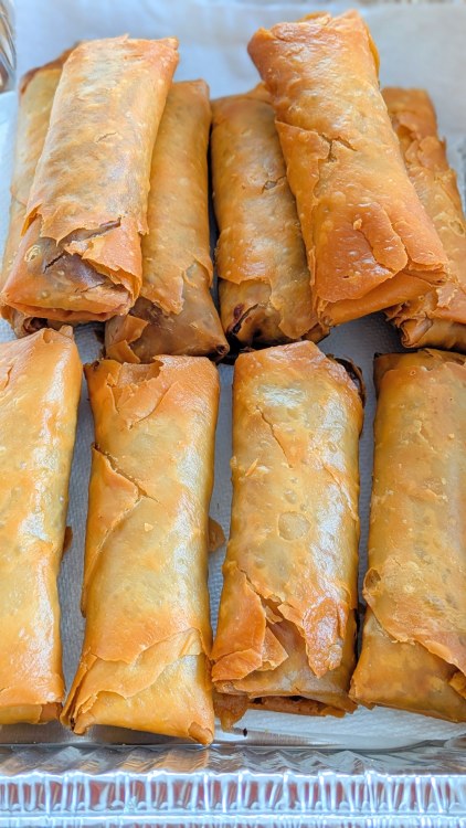 Veg. Spring Rolls Big Size ( 2 pc )