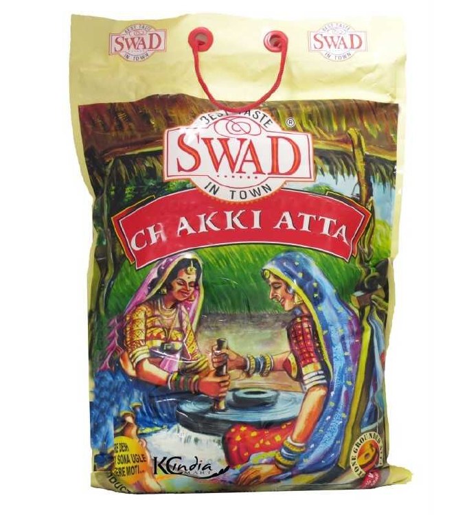 Swad Chakki Atta 20lb EZ INDIAN GROCERY