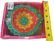 Akhand Diya 6" Clay Clolor
