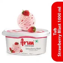 Arun Strawberry 1000 Ml Tub