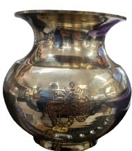 Brass 2.5 Inch Om Lota