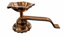 Copper Arti Diya Heavy
