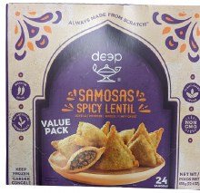 Deep Spicy Lentil Samosa 24 Pc