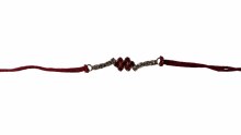 Dimond Rakhi With Red Thread
