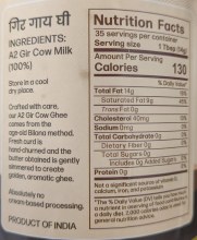Additional picture of A2 Gir Cow Ghee 500ml