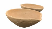 Jumbo Diya 6" Clay Plain